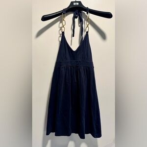 Victoria's Secret Navy Bra Top Halter Dress